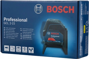 Нивелир лазерн. Bosch GCL 2-15 + RM1 + BM3 clip 2кл.лаз. 650нм цв.луч. красный (0601066E02) - купить недорого с доставкой в интернет-магазине