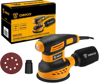 Эксцентриковая шлифмашина Deko DKG350 350Вт D125мм (063-4263) - купить недорого с доставкой в интернет-магазине