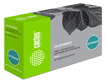Картридж лазерный Cactus CS-SP3500XE 407646 черный (6400стр.) для Ricoh SP3500NSF/3510DN SF - купить недорого с доставкой в интернет-магазине