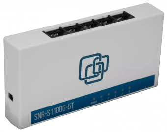 Коммутатор SNR SNR-S1100G-5T (L2) 5x1Гбит/с неуправляемый - купить недорого с доставкой в интернет-магазине