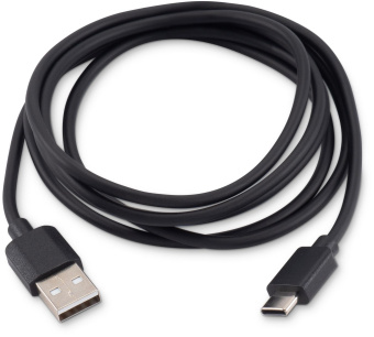 Кабель Buro BU-USB-AC-1.5M-3A USB (m)-USB Type-C (m) 1.5м черный - купить недорого с доставкой в интернет-магазине