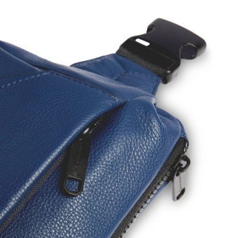 Сумка на пояс мужская Piquadro Than CA6617S135/BLU синий натур.кожа - купить недорого с доставкой в интернет-магазине