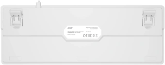 Клавиатура Acer OKW304 механическая белый USB for gamer LED (ZL.KBDCC.01V) - купить недорого с доставкой в интернет-магазине