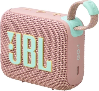 Колонка порт. JBL Go 4 розовый 4.2W 1.0 BT 850mAh (JBLGO4PINK) - купить недорого с доставкой в интернет-магазине