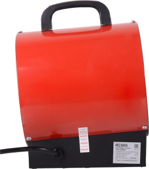 Тепловая пушка электрическая Ресанта ТЭП-3000К 3000Вт красный - купить недорого с доставкой в интернет-магазине