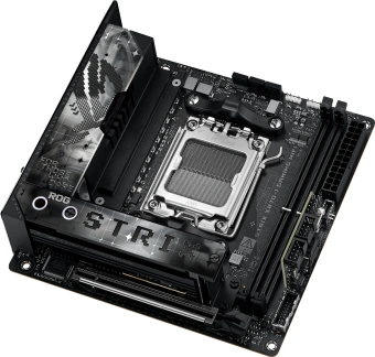 Материнская плата Asus ROG STRIX X870-I GAMING WIFI SocketAM5 AMD X870 2xDDR5 mini-ITX AC`97 8ch(7.1) 2.5Gg RAID+HDMI - купить недорого с доставкой в интернет-магазине