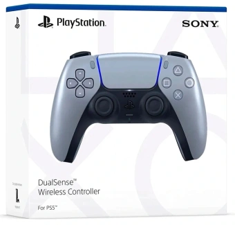 Геймпад Беспроводной PlayStation DualSense серебристый для: PlayStation 5 (CFI-ZCT1W) - купить недорого с доставкой в интернет-магазине