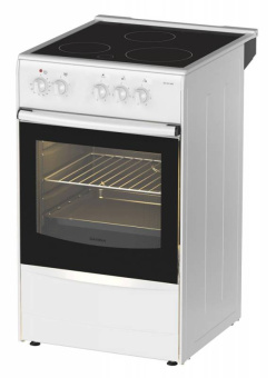 Плита Электрическая Darina 1B EC 331 606 W белый/черный стеклокерамика (без крышки) - купить недорого с доставкой в интернет-магазине