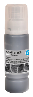 Чернила Cactus CS-GT51BK M0H57AE черный 100мл для DeskJet GT 5810/5820/5812/5822 - купить недорого с доставкой в интернет-магазине