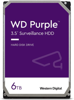 Жесткий диск WD SATA-III 2Tb WD22PURZ Surveillance Purple (5400rpm) 256Mb 3.5" - купить недорого с доставкой в интернет-магазине