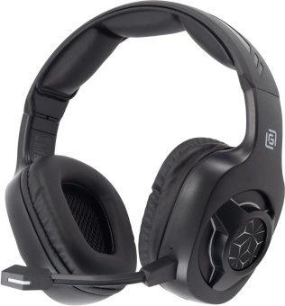 Наушники с микрофоном Оклик HS-L575G черный мониторные BT оголовье (1895253) - купить недорого с доставкой в интернет-магазине