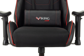 Кресло игровое Zombie VIKING 4 AERO черный/красный ткань/эко.кожа с подголов. крестов. пластик - купить недорого с доставкой в интернет-магазине