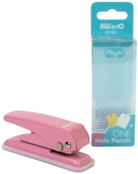 Дырокол Kw-Trio 09190PINK макс.:20лист. металл розовый отв.:1 - купить недорого с доставкой в интернет-магазине