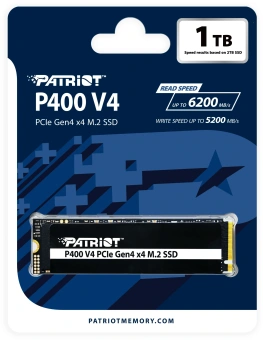 Накопитель SSD Patriot PCIe 4.0 x4 1000GB P400VP1TBM28H P400 V4 M.2 2280 - купить недорого с доставкой в интернет-магазине