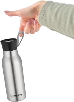 Термокружка для напитков Rondell Breve RDS-1883 0.5л. стальной матовый картонная коробка - купить недорого с доставкой в интернет-магазине