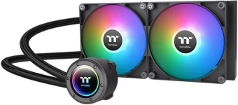 Система водяного охлаждения Thermaltake TH280 V2 ARGB Soc-AM5/AM4/1200/1700/1851 черный 4-pin 34.7dB Al+Cu Ret (CL-W375-PL14SW-A) - купить недорого с доставкой в интернет-магазине