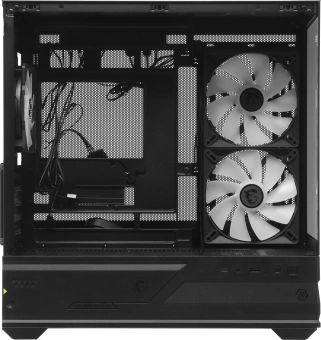 Корпус MSI MAG Pano M110R черный без БП mATX 6x120mm 2x140mm 2xUSB3.0 audio AirDuct bott PSU - купить недорого с доставкой в интернет-магазине