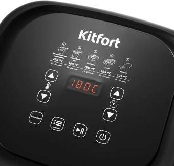 Аэрогриль Kitfort KT-2215 1500Вт черный - цена, купить или заказать с доставкой в интернет-магазине Аэрогриль Kitfort KT-2215 1500Вт черный - купить недорого с доставкой в интернет-магазине