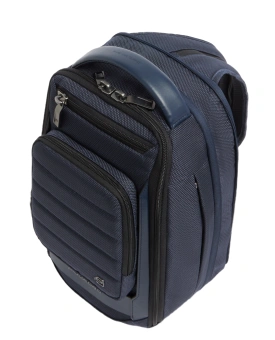 Рюкзак слинг мужской Piquadro Oberon CA7277W150/BLU синий нейлон/натур.кожа - купить недорого с доставкой в интернет-магазине