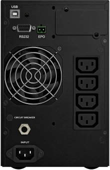 Источник бесперебойного питания Powercom Macan Plus MAC1000TIN 1000Вт 1000ВА черный - купить недорого с доставкой в интернет-магазине