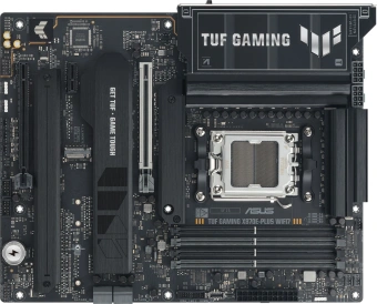 Материнская плата Asus TUF GAMING X870E-PLUS WIFI7 Socket AM5 AMD X870E 4xDDR5 ATX AC`97 8ch(7.1) 2.5Gg RAID+HDMI - купить недорого с доставкой в интернет-магазине