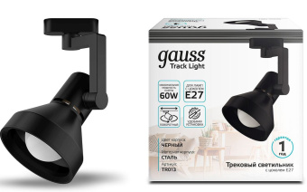 Светильник Gauss TR013 черный - купить недорого с доставкой в интернет-магазине