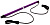 Палка гимнастическая Bradex Пилатес Студио 52см фиолетовый (SF 0072)