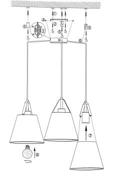 Светильник Hiper Grid H155-2 подвес. черный - купить недорого с доставкой в интернет-магазине