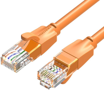 Патч-корд Vention IBEOH 1Гбит/с UTP 4 пары cat.6 CCA 2м оранжевый RJ-45 (m)-RJ-45 (m) - купить недорого с доставкой в интернет-магазине