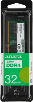 Память DDR4 32GB 3200MHz A-Data AD4S320032G22-SGN RTL PC4-25600 CL22 SO-DIMM 260-pin 1.2В single rank Ret - купить недорого с доставкой в интернет-магазине