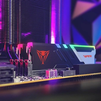 Память DDR5 16GB 5600MHz Patriot PVVR516G56C36 Viper Venom RGB RTL Gaming PC5-44800 CL36 DIMM UDIMM 288-pin 1.25В с радиатором Ret - купить недорого с доставкой в интернет-магазине