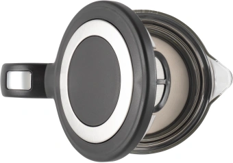 Чайник электрический Vitek VT-8827 1.7л. 2200Вт черный корпус: стекло/металл - купить недорого с доставкой в интернет-магазине