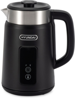 Чайник электрический Hyundai HYK-S3505 1.5л. 2200Вт черный корпус: металл/пластик - купить недорого с доставкой в интернет-магазине