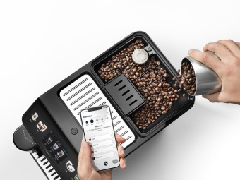 Кофемашина Delonghi ECAM450.86.T 1450Вт черный/серебристый - купить недорого с доставкой в интернет-магазине