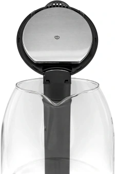 Чайник электрический Supra KES-1859G 1.8л. 1800Вт черный корпус: стекло/пластик - купить недорого с доставкой в интернет-магазине