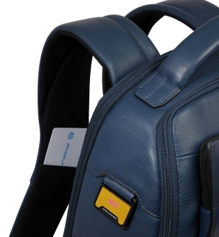 Рюкзак мужской Piquadro Ael CA6923S142/BLU синий натур.кожа - купить недорого с доставкой в интернет-магазине