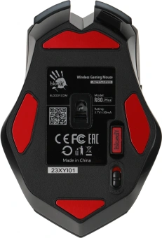 Мышь A4Tech Bloody R80 Plus Skull черный/рисунок оптическая 5000dpi беспров. USB 7but (R80 PLUS (SKULL)) - купить недорого с доставкой в интернет-магазине