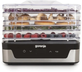 Сушка для фруктов и овощей Gorenje FDK400DE 5под. 240Вт нержавеющая сталь - купить недорого с доставкой в интернет-магазине