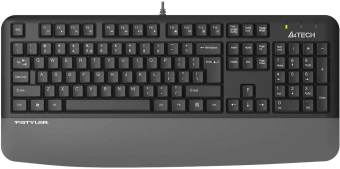 Клавиатура A4Tech Fstyler FK20 серый USB Multimedia (подставка для запястий) (FK20) кабель 1.5м - купить недорого с доставкой в интернет-магазине