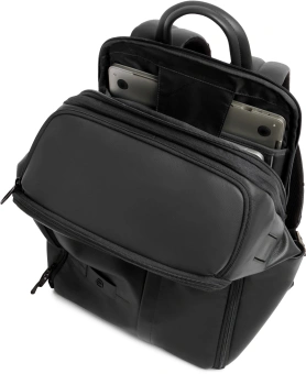 Рюкзак мужской Piquadro Russel CA7162W137/N черный натур.кожа - купить недорого с доставкой в интернет-магазине