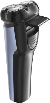 Бритва сетчатая Polaris PMR 0613RC реж.эл.:3 питан.:элек.сеть/аккум. синий - купить недорого с доставкой в интернет-магазине