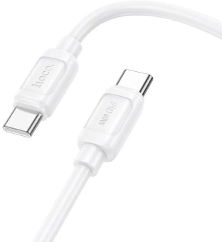 Кабель Hoco X115 52001 USB-C-USB-C 1.2м белый - купить недорого с доставкой в интернет-магазине