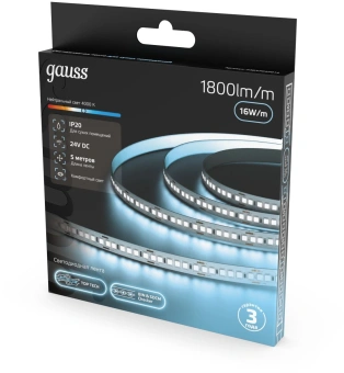 Лента Gauss 23637042014 5м - купить недорого с доставкой в интернет-магазине