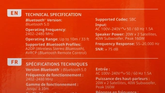 Колонки Creative Stage V2 2.1 черный 80Вт - купить недорого с доставкой в интернет-магазине