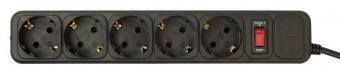 Сетевой фильтр PC Pet AP01006-3-B 3м (5 розеток) черный (пакет ПЭ) - цена, купить или заказать с доставкой в интернет-магазине Сетевой фильтр PC Pet AP01006-3-B 3м (5 розеток) черный (пакет ПЭ) - купить недорого с доставкой в интернет-магазине