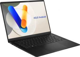 Ноутбук Asus VivoBook S14 OLED M5406NA-QD109 Ryzen 5 7535HS 16Gb SSD1Tb AMD Radeon 660M 14" OLED WUXGA (1920x1200) без ОС black WiFi BT Cam (90NB1493-M006B0) - купить недорого с доставкой в интернет-магазине