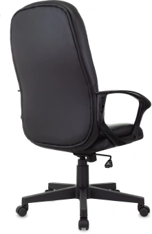 Кресло руководителя Бюрократ T-898 черный Leather Black экокожа крестов. пластик - купить недорого с доставкой в интернет-магазине