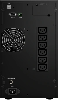 Источник бесперебойного питания Powercom Macan Plus MAC1500TIN 1500Вт 1500ВА черный - купить недорого с доставкой в интернет-магазине