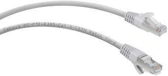 Патч-корд Cabeus PC-FTP-RJ45-CAT.6-1M-LSZH F/UTP RJ-45 вил.-вилка RJ-45 кат.6 1м серый LSZH - купить недорого с доставкой в интернет-магазине