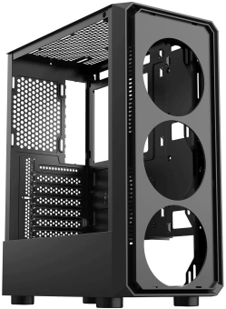 Корпус Bloody CC-126 черный без БП ATX 8x120mm 2xUSB2.0 1xUSB3.0 audio bott PSU - купить недорого с доставкой в интернет-магазине